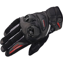 プロテクトレザーメッシュグローブ Black/Silver L GK-234 06-234 L