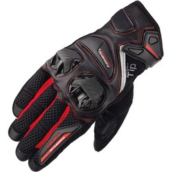プロテクトレザーメッシュグローブ Black/Red XL GK-234 06-234 XL