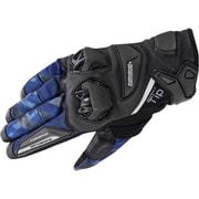 プロテクトレザーメッシュグローブ Plaid Navy XL GK-234 06-234 XL