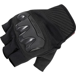 プロテクトメッシュハーフフィンガーグローブ Black XL GK-242 06-242 XL