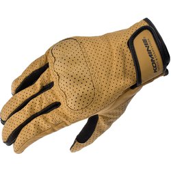 ベンティッドプロテクトゴートレザーグローブ Camel L GK-257 06-257 L