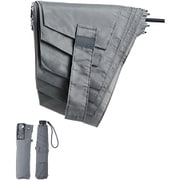 折りたたみ傘 晴雨兼用 超軽量カーボン形状安定 60cm 手開き式 グレー FU010-MEX60I-grey
