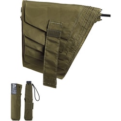 折りたたみ傘 晴雨兼用 超軽量カーボン形状安定 60cm 手開き式 カーキ FU010-MEX60I-khaki