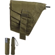 折りたたみ傘 晴雨兼用 超軽量カーボン形状安定 60cm 手開き式 カーキ FU010-MEX60I-khaki