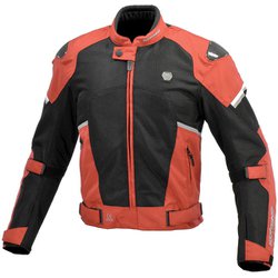 プロテクトカーボンメッシュジャケット Red Black L JK-1573 07-1573 L