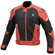 プロテクトカーボンメッシュジャケット Red Black 4XL JK-1573 07-1573 4XL