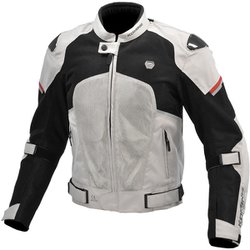 プロテクトカーボンメッシュジャケット Light Grey Black WXL JK-1573 07-1573 WXL