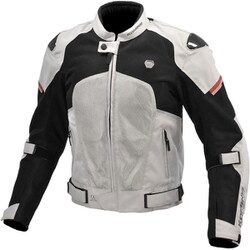 プロテクトカーボンメッシュジャケット Light Grey Black M JK-1573 07-1573 M