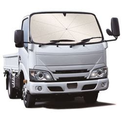 BP-T604 [トラック用/ワンボックス車 折りたたみ傘シェード シルバー]