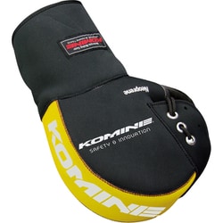 ネオプレンハンドルウォーマー ロング black/yellow Free AK-049 09-049 Free