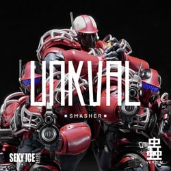 蟲シリ一ズ アンクワルジン UNKVAL 突撃1型 粉砕者スマッシャー [塗装済可動フィギュア 全高約170mm]