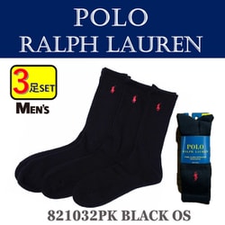 3枚組メンズソックス BLACK OSサイズ 並行輸入品 821032PK