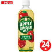 クラフトボス アップルジンジャーエール 500ml×24本 [炭酸飲料水]