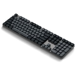 SM3 SLIM MECHANICAL BACKLIT BLUETOOTH KEYBOARD フルサイズメカニカルキーボード 108キー USレイアウト ロープロファイル茶軸スイッチ ダーク PST-KSM3DK-EN