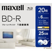 録画用 BD-R インクジェットプリンター対応 ひろびろ美白レーベル 片面1層 25GB 1-6倍速 20枚 BRV25WPH.20S