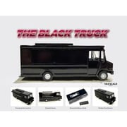 AD-70201 1/64 フードトラック The Black Truck [ダイキャストミニカー]