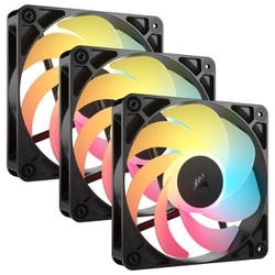RS120-R ARGB Triple Reverse Fans 120mm PCケースファン 3個パック ブラック CO-9050196-WW