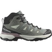 エックスウルトラ360レザーミッドゴアテックス レディース ハイキングシューズ GREEN MILIEU/SEDONA SAGE/NIRVANA 23.5cm L47864700