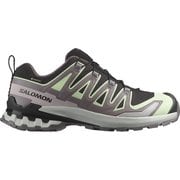 エックスエー プロ 3D V9 レディース ハイキングシューズ BLACK/PATINA GREEN/GRAY VIOLET 25.5cm L47882300