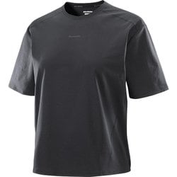 トラックラインショートスリーブ ティー レディース カットソー DEEP BLACK Sサイズ LC2442300