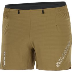センスエアロ 5''ショーツ メンズ ランニングウェア ショートパンツ BRILLIANT OLIVE Lサイズ LC2614100