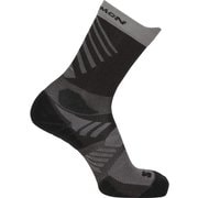 エアロクルー ユニセックス ランニングウェア ソックス BLACK COFFEE/IRON Sサイズ(22-24cm) LC2723600