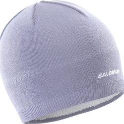 SALOMON BEANIE ニットキャップ ビーニー BLUE GRANITE LC2631100