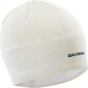 SALOMON BEANIE ニットキャップ ビーニー WHISPER WHITE LC2631400