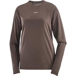 シェイクアウトコアロングスリーブ ティー レディース ランニングウェア シャツ COFFEE BEAN XSサイズ LC2658800