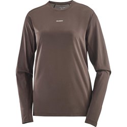 シェイクアウトコアロングスリーブ ティー レディース ランニングウェア シャツ COFFEE BEAN Sサイズ LC2658800