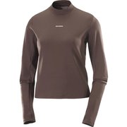 SHKOUT BLISS LS TEE W レディース ランニングウェア シャツ COFFEE BEAN Mサイズ LC2659800