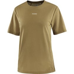 シェイクアウトコアショートスリーブティー レディース ランニングウェア シャツ BRILLIANT OLIVE XSサイズ LC2658200