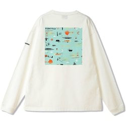 レイクトゥアベニューグラフィックロングスリーブTシャツ メンズ カットソー Sea Salt Pattern（126） Lサイズ PM0529