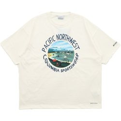 レイクトゥアベニューグラフィックショートスリーブTシャツ メンズ カットソー Sea Salt PNW（125） Lサイズ PM0537