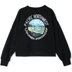 ウィメンズレイクトゥーアベニューロングスリーブクロップドTシャツ レディース カットソー Black（010） Sサイズ PL1411
