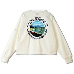 ウィメンズレイクトゥーアベニューロングスリーブクロップドTシャツ レディース カットソー Sea Salt（125） Lサイズ PL1411