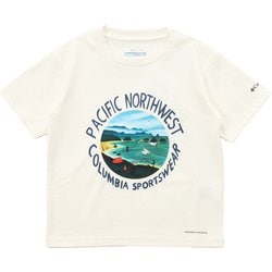 ユースレイクトゥアベニューグラフィックショートスリーブTシャツ キッズ トップス 半袖 Sea Salt PNW（125） Mサイズ PY8678