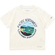 ユースレイクトゥアベニューグラフィックショートスリーブTシャツ キッズ トップス 半袖 Sea Salt PNW(125) Mサイズ PY8678