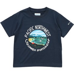 ユースレイクトゥアベニューグラフィックショートスリーブTシャツ キッズ トップス 半袖 Collegiate Navy PNW（464） Mサイズ PY8678