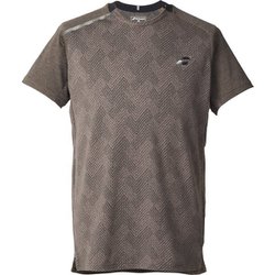 ショートスリーブシャツ メンズ テニス 半袖シャツ ブラウン（BW00） Mサイズ BUG5350