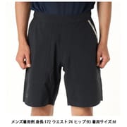 ショートパンツ メンズ テニス ハーフパンツ ブラック(BK00) Lサイズ BUG5450