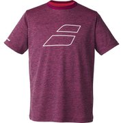 ピュアショートスリーブシャツ メンズ テニス 半袖シャツ ダークレッド(DR00) Lサイズ BUP5554