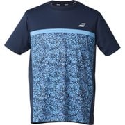 クラブショートスリーブシャツ メンズ テニス 半袖シャツ ブルー（BL00） Lサイズ BUP5562C