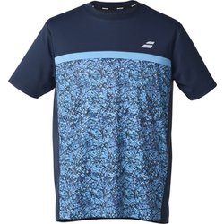 クラブショートスリーブシャツ メンズ テニス 半袖シャツ ブルー（BL00） XLサイズ BUP5562C