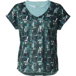 ピュアショートスリーブシャツ レディース テニス シャツ グリーン（GR00） Lサイズ BWG5374