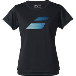 ピュアショートスリーブシャツ レディース テニス シャツ ブラック（BK00） Mサイズ BWP5578