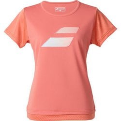 ピュアショートスリーブシャツ レディース テニス シャツ オレンジ（OR00） Lサイズ BWP5578