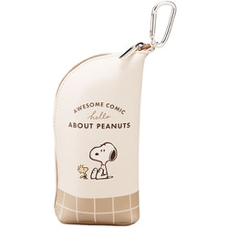 スヌーピーカナビナ付きメガネケース ABOUT PEANUTS 094442