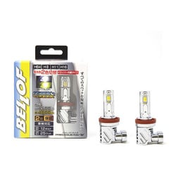 EBA001 [LEDフォグバルブ H8/H11/H16/HB3/HB4 6500K/2900K 2色切り替え 4500lm/4000lm 2個入り 車検対応 プレシャス・レイW]