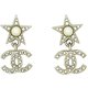 ABF758 B20575 U0940 ピアス スター シルバー/クリスタル メタル/ストラス